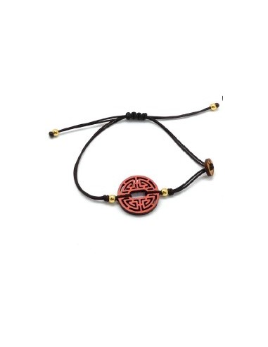 Wooden macramé design pendant...