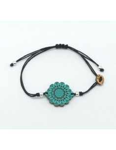 Wooden Catalán design pendant bracelet - The Traditional...