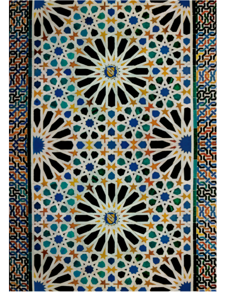 Poster Mosaico Alhambra IV