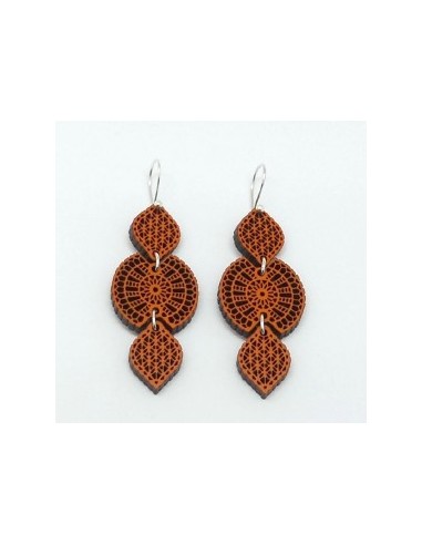 Wooden macramé design dangle hook...