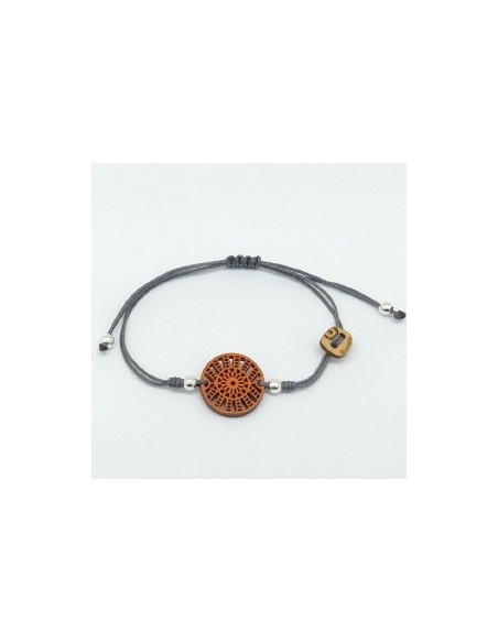 Pulsera Madera Macramé - Guipur