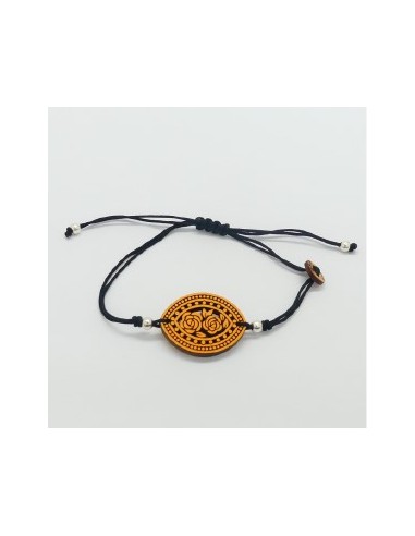 Wooden macramé design pendant...