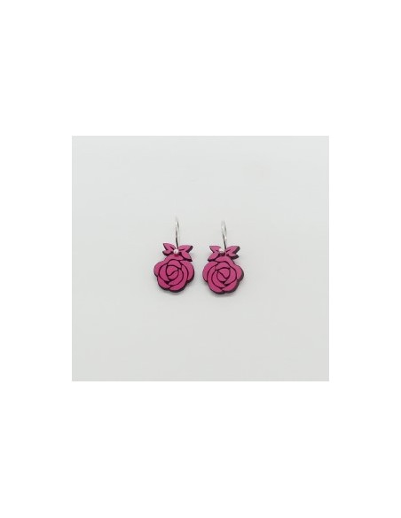 Pendiente gancho corto - Camelia