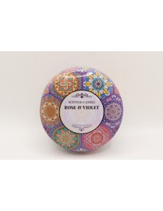 Vela aromática - Rosas y violetas 2