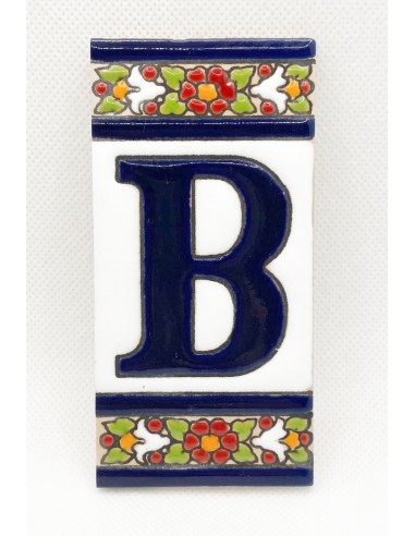Ceramic letter tile - B
