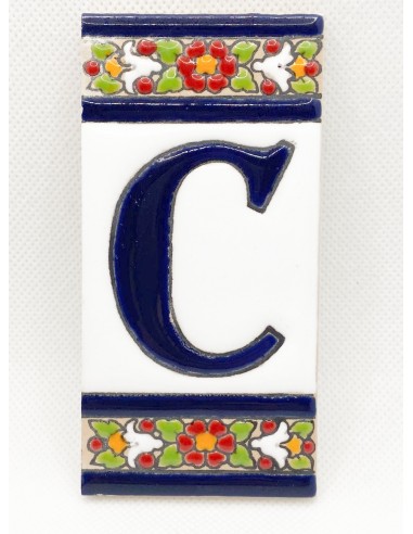 Ceramic letter tile - C