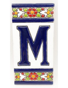 Letra M- Cerámica
