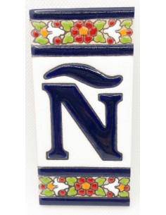 Ceramic letter tile - Ñ
