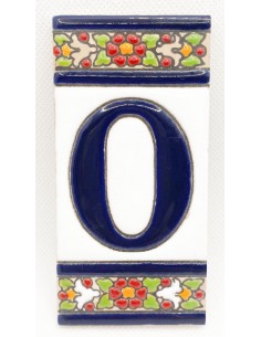 Ceramic letter tile - O