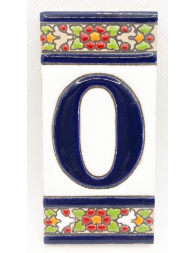 Ceramic letter tile - O
