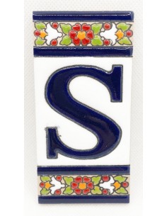 Letra S - Cerámica