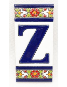 Ceramic letter tile - Z