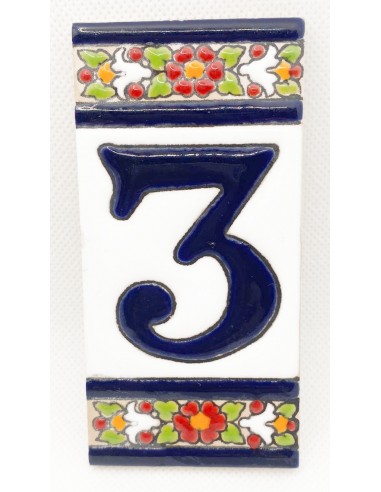 Ceramic number tile - 3