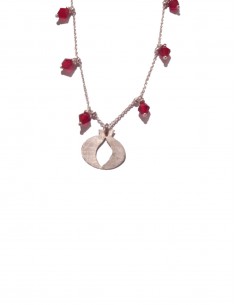 Silver Granada necklace - Autumn design - The María Soto...