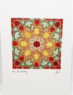 Lámina Alhambra y Geometrías arabescas