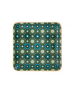 Porcelain square tray - The Andalusia Collection -...