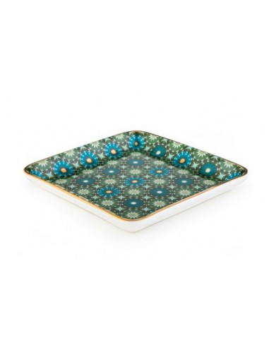 Porcelain square tray - The Andalusia...