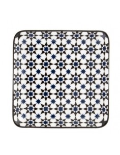 Porcelain square tray - The Kaokab Collection - 11.5x11.5cm