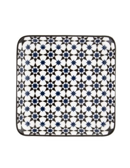 Porcelain square tray - The Kaokab Collection - 11.5x11.5cm