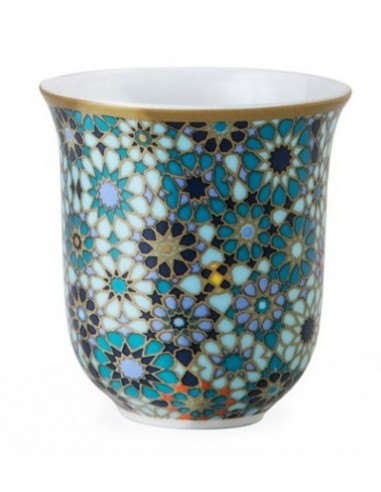Taza de café  de porcelana 90ml - Moucharabieh Blue