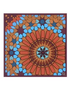 Silicone Coaster - Moucharabieh M1 design - 9x9cm