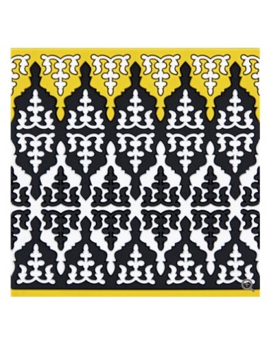 Silicone Coaster - Safra design - 9x9cm