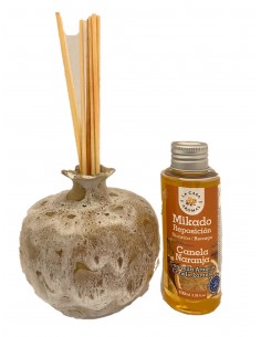 Pack: Granada cerámica blanca & mikados esencias 2