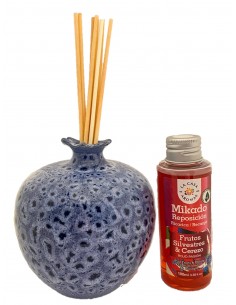 Pack: Granada cerámica azul & mikados esencias 2