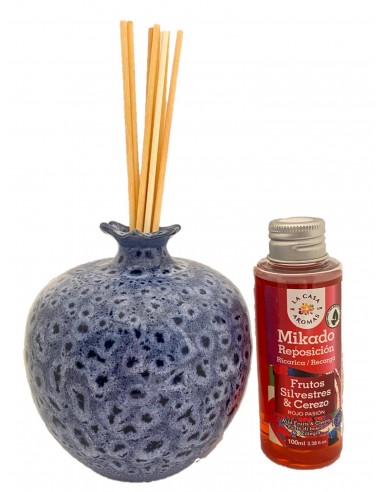 Pack: Granada cerámica azul & mikados...