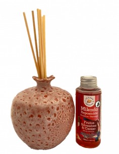 Pack: Granada cerámica rosa & mikados esencias 2