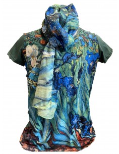 Conjunto camiseta y fular - Los lirios (Van Gogh)