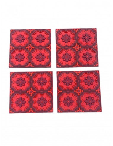 Set of 4 Silicone Coasters - Sejjadeh...