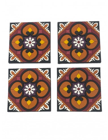 Set of 4 Silicone Coasters - Sejjadeh...