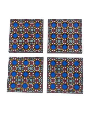 Set of 4 Silicone Coasters - Denia...