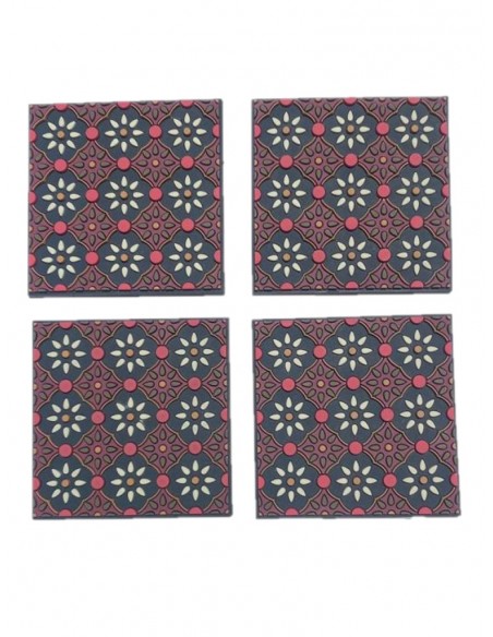 Set 4 posavasos - Zahra White