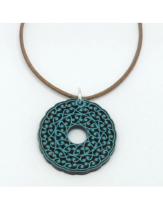 Wooden pendant necklace - The Al Ándalus Collection