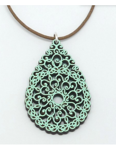 Wooden pendant necklace - The Al...