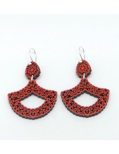 Wooden macramé design dangle hook...