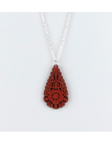 Wooden watermark design pendant...