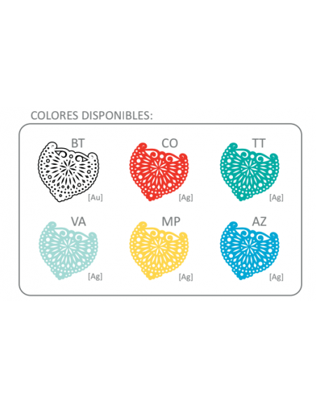 Wooden Santiago macramé design stud earrings - The Traditional Collection