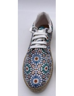 Deportivas hechas a mano modelo Rosetón Vintage 2