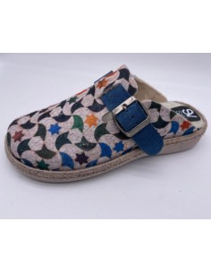 Zapatilla casa - Modelo Alhambra Azul