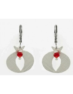 Granada design flat dangle earrings - The María Soto...
