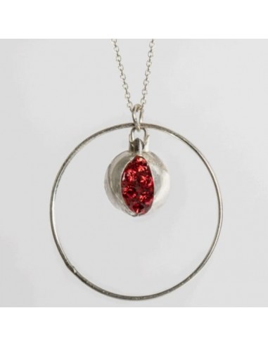 Silver necklace with Granada charm...