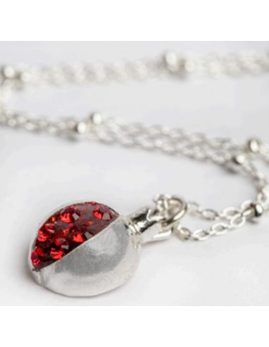 Small round silver necklace - Granada...