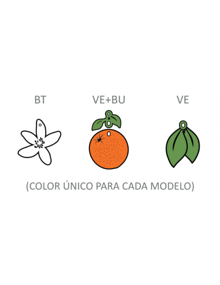 Pendientes gancho corto - Jardín de Azahar