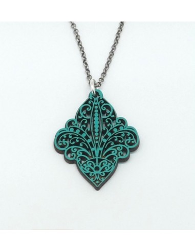 Wooden pendant necklace - The Lusos...