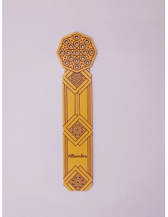 Wooden octagon design bookmark - The Traditional Collection