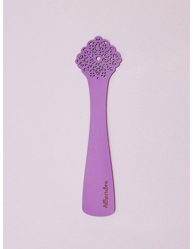 Wooden rhombus design bookmark - The...