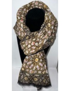 Mini cotton foulard - Granada Mosaic Design